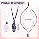 Adjustable Braided Nylon Cord Macrame Pouch Necklace Making(AJEW-SW00015-02)-2