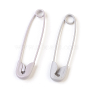 Iron Safety Pins, Light Grey, 30x7x2mm, Pin: 0.7mm(IFIN-F149-E14)