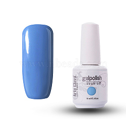 15ml Special Nail Gel, for Nail Art Stamping Print, Varnish Manicure Starter Kit, Royal Blue, Bottle: 34x80mm(MRMJ-P006-D062)