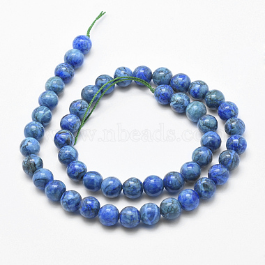 Natural Marble Beads Strands(X-G-K211-8mm-C)-2