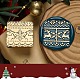 Tête de tampon en laiton pour sceau de cire sur le thème de Noël(TOOL-R125-04B)-1