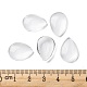 Transparent Teardrop Glass Cabochons(GGLA-R024-18x13)-5