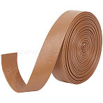 5M Folding PU Leather Flat Cord, Peru, 20x1mm, about 5.47 Yards(5m)/Bundle(OCOR-WH20012-14D-05)
