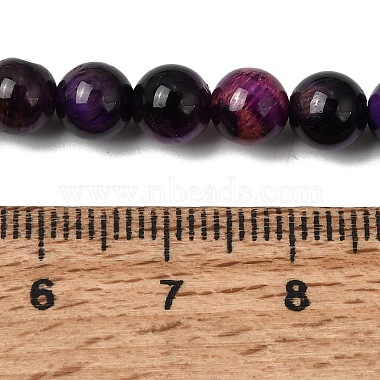 Grade AB Natural Tiger Eye Beads Strands(G-B133-A02-6MM-04)-10