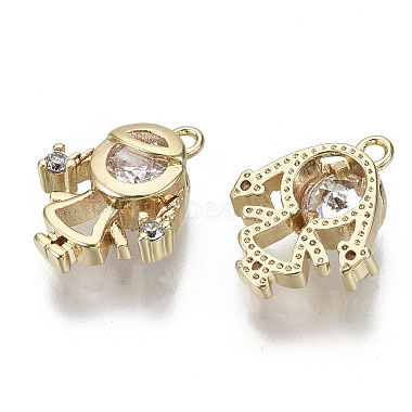 Brass Micro Pave Cubic Zirconia Charms(X-KK-N232-47-NF)-2