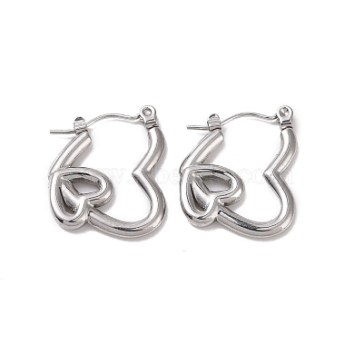 Heart 304 Stainless Steel Earrings