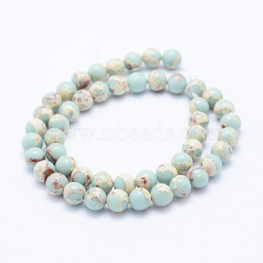 Synthetic Imperial Jasper Beads Strands(G-F531-8mm-H03)-2