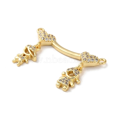 Brass Pave Cubic Zirconia Pendants(KK-M287-06G-A)-2