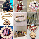 80pcs 4 styles Natural Wood European Beads(WOOD-AR0001-38)-6