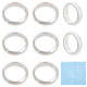 8Pcs Sterling Silver Bead Frame(STER-BC0001-82)-1