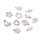 Jewelry 90Pcs 9 Style 304 Stainless Steel Charms(STAS-PJ0001-41)-2