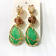 Alloy Resin Dangle Stud Earrings(FS-WGDF595-01)-1