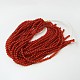 perles naturelles cornaline brins(G-G338-2mm-01)-3