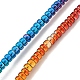 Baking Painted Electroplated Synthetic Non-magnetic Hematite Beads Strands(G-C136-H01-01)-1