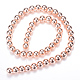 Chapelets de perles en hématite synthétique sans magnétique(G-Q466-4mm-03)-2