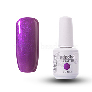 15ml Special Nail Gel, for Nail Art Stamping Print, Varnish Manicure Starter Kit, Dark Violet, Bottle: 34x80mm(MRMJ-P006-D036)
