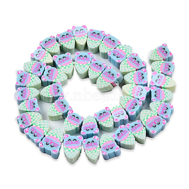 Handmade Polymer Clay Beads Strands(CLAY-N008-067-B01)-2