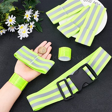 Gorgecraft 7Pcs 4 Style Polyester Reflective Hip Belt(AJEW-GF0004-43)-3