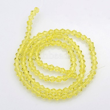 Bicone Glass Beads Strands(EGLA-P016-3mm-11)-2