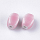 Perles en porcelaine manuelles(X-PORC-S498-08B)-2