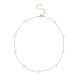 Natural Pearls Beaded Chain Necklace(NJEW-JN04345)-1