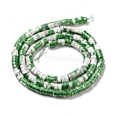 Electroplated Natural Howlite Bead Strands(G-D470-01C)-2