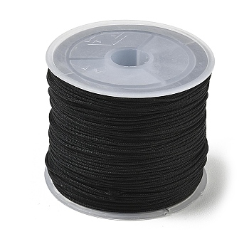 Nylon Braided Cord 1 Strand Core, Chinese Knotting Cord Beading Cord for Beading Jewelry Making Macrame Craft, about 0.8mm in diameter, about 32.8 yards(30m)/roll