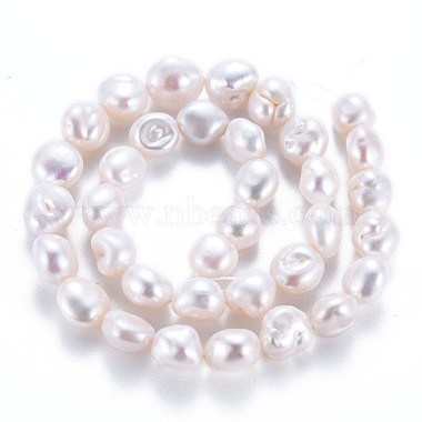 Brins de perles de keshi naturelles(PEAR-S020-X01)-3