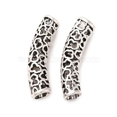 Antique Silver Tube Alloy Tube Beads