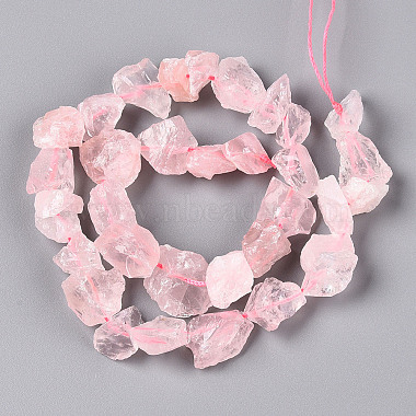 Natural Rose Quartz Beads Strands(G-R421-17)-2