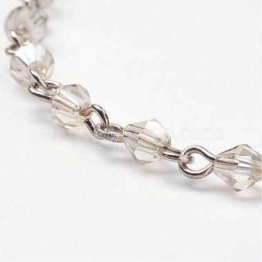 Handmade Electroplate Glass Beads Chains(AJEW-JB00285)-3