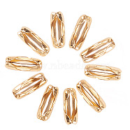 100Pcs 304 Stainless Steel Ball Chain Connectors, Fit for 2.4mm Ball Chain, Golden, 9x3.5mm(STAS-CJ0001-193G)