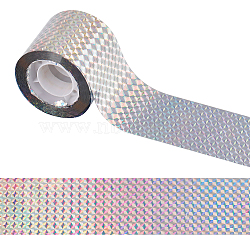 Holographic Reflective Tape, Bird Scare Tape Ribbon, Double Sided Repellent Tape for Scaring Birds Away, Square, 48x0.1mm, about 50m/roll(OCOR-WH0080-70A)