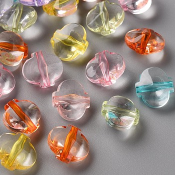 Transparent Acrylic Beads, Lantern, Mixed Color, 12.5x14x7mm, Hole: 1.6mm, about 876pcs/500g