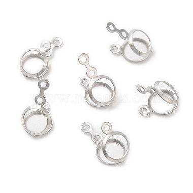 Stainless Steel Color Flat Round 316 Surgical Stainless Steel Charms