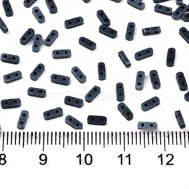 2-Hole Glass Seed Beads(X-SEED-S031-S-SQ129F)-2