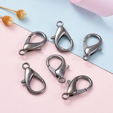Zinc Alloy Lobster Claw Clasps(E107-B-NF)-6