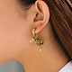 Alloy Front Back Stud Earrings(EJEW-B031-03AG)-1