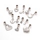 Mixed Shape 304 Stainless Steel European Large Hole Dangle Charms(PALLOY-JF00100)-1