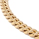 Ion Plating(IP) 304 Stainless Steel Curb Chains Necklace for Women(NJEW-E155-08G-01)-2