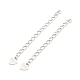 Rhodium Plated 925 Sterling Silver Chain Extender(STER-C005-01P)-1