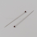 201 Stainless Steel Insect Pins, Specimen Needles, with Plastic Bottles, Stainless Steel Color, 37.5x1.5mm, pin: 0.35mm, about 100pcs/box(FIND-WH0290-15C)
