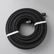 PE Rubber Water Pipe, for Garden Drip Irrigation Arrangement, Black, 18mm, 15m/pc(AJEW-WH0505-51)