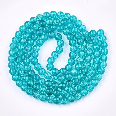 Chapelets de perles en verre craquelé(X-CCG-Q001-6mm-06)-2