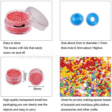 24 Colors Grade A Glass Seed Beads Sets(SEED-PH0004-03)-3