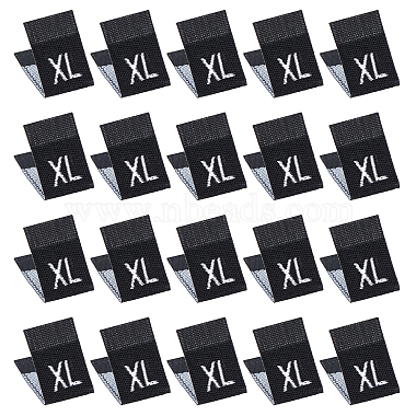 Black Cloth Clothing Size Labels