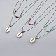 Cauris perles perles pendentifs colliers ensembles(NJEW-JN02299)-1