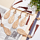 8Pcs 8 Style Ancient Musical Instrument Pipa Chinese Style Bookmark with Tassels for Book Lover(AJEW-GO0001-13)-7