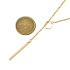 Brass Lariat Necklaces(NJEW-JN05015)-3