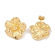 201 Stainless Steel Flower Stud Earrings(EJEW-I309-06G)-2